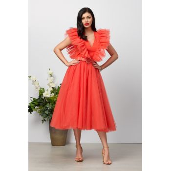 Rochie de ocazie Honey Orange