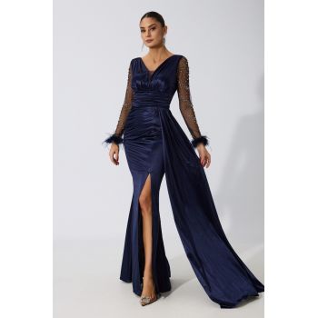 Rochie de ocazie Isaura Bleumarin