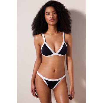 Sutien de baie cu model colorblock