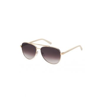 Ochelari de soare aviator cu brate metalice