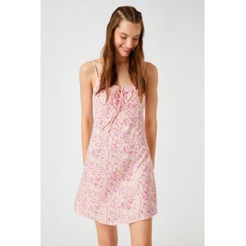 Rochie mini cu model floral