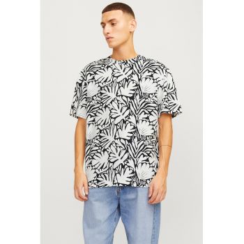 Tricou lejer cu imprimeu floral