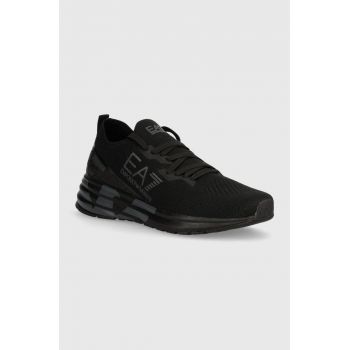 EA7 Emporio Armani sneakers culoarea negru, XK240.X8X095