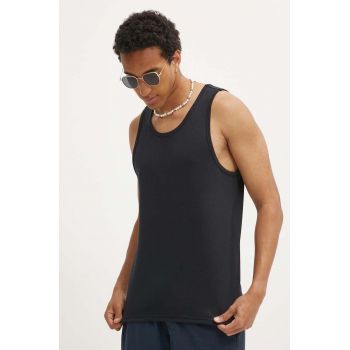 Hollister Co. tricou barbati, culoarea negru