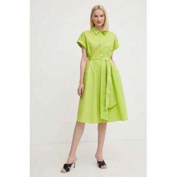 Joseph Ribkoff rochie culoarea verde, mini, evazati, 242914