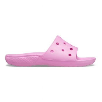 Papuci Classic Crocs Slide Iconic Crocs Comfort Roz - Taffy Pink de firma originali