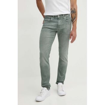 Pepe Jeans jeansi TAPERED JEANS barbati, culoarea verde, PM207390YB2 de firma originali