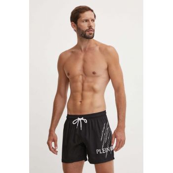 PLEIN SPORT pantaloni scurti de baie culoarea negru, PS24MBM02