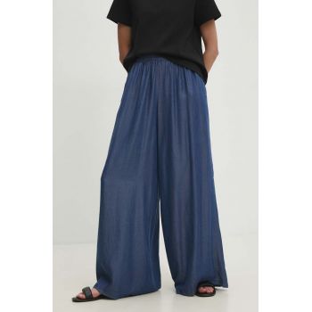 Answear Lab pantaloni femei, lat, high waist