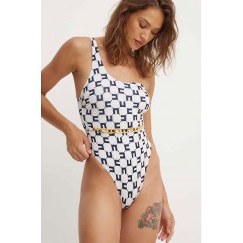 Elisabetta Franchi costum de baie dintr-o bucată culoarea alb, cupa moale, CS55N41E2 NORBLIN