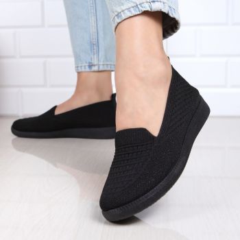 Espadrile negre usoare Zatika