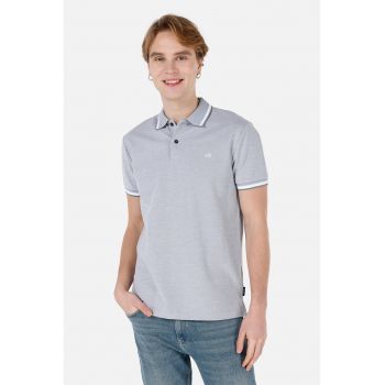 Tricou polo din bumbac pique