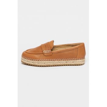 Espadrile de piele