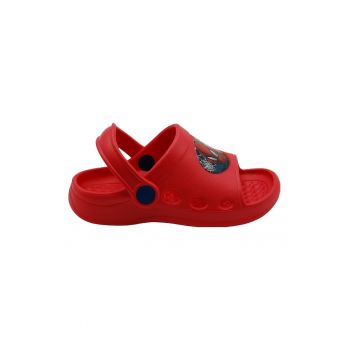 Saboti slingback cu model Spiderman