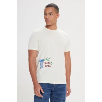 Tricou cu imprimeu pe partea din spate