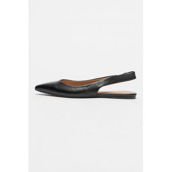 Balerini slingback de piele ecologica