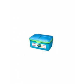 Cutie alimente plastic compartimentata 2L Lunch Quaddie 3970-02