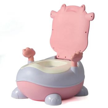 Olita cu manere Little Mom Cow Pink