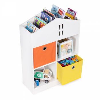 Organizator Ecotoys pentru jucariile copiilor in forma de casuta ZKB-03A