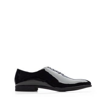 Pantofi eleganți bărbați din piele naturală, Leofex - 976 Negru Lac