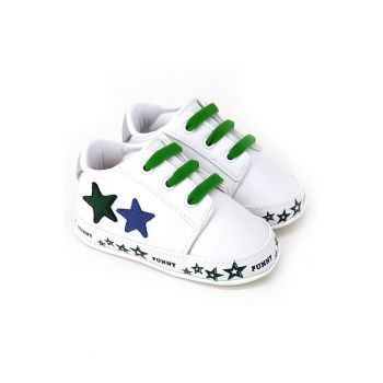 Pantofi sport din piele cu model cu stele