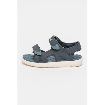 Sandale de piele ecologica cu velcro Perkins Row