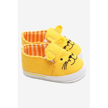 Tenisi slip-on cu model animal