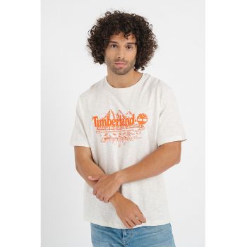 Tricou de bumbac cu imprimeu logo