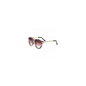 Ochelari de Soare, Zamo®, Corsia Floral, Protectie UV400, Model Cat Eye, Rama Florala, Lentile Mov