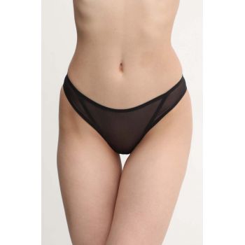 Scandale chiloti brazilieni culoarea negru, transparent, PBR001