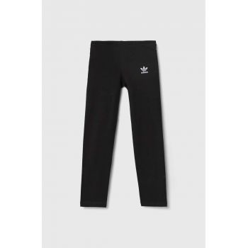 adidas Originals leggins copii culoarea negru, neted, IW3504