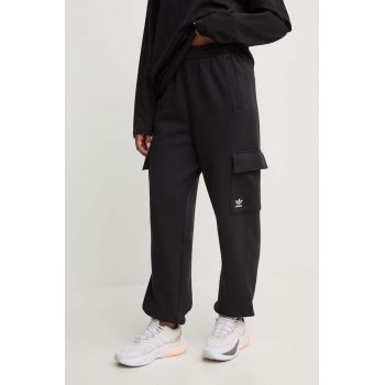 adidas Originals pantaloni de trening culoarea negru, neted, IY9689