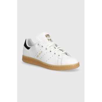 adidas Originals teniși din piele copii STAN SMITH culoarea alb, IH5352