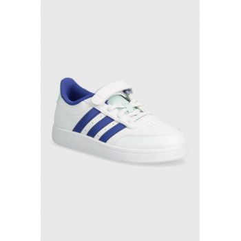 adidas sneakers pentru copii BREAKNET 2.0 EL C culoarea alb, IE3789