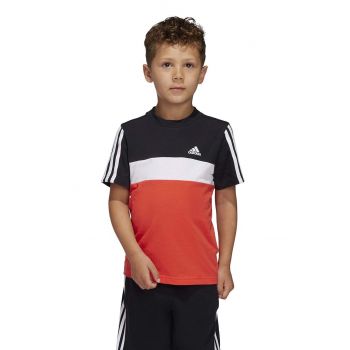 adidas tricou de bumbac pentru copii LK 3S TIB T culoarea rosu, modelator, IV7443