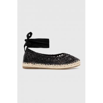 Answear Lab espadrile culoarea negru