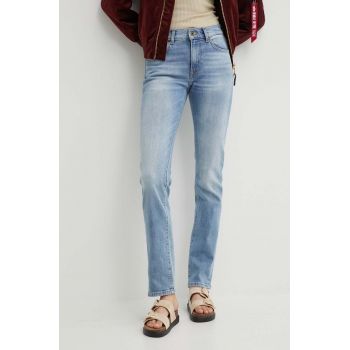 Pepe Jeans jeansi SLIM JEANS MW femei, PL204589PG0