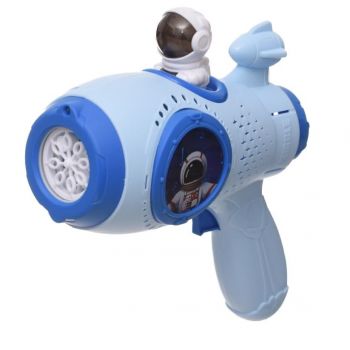 Pistol de jucarie electric de facut baloane de sapun Space Gun Bubbles (Culoare produse: Albastru)