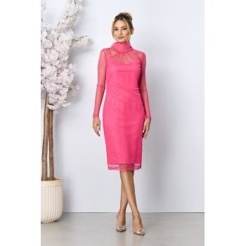 Rochie de ocazie Entella Ciclam