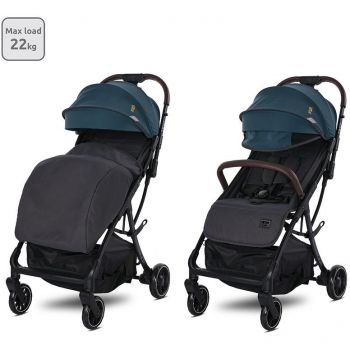 Carucior Sport Minori Autofold pana la 22 kg Verde/Negru