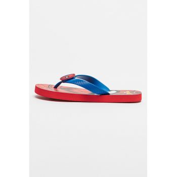 Papuci flip-flop cu tematica cu Spiderman