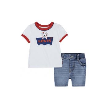 Set de tricou si blugi din amestec de bumbac