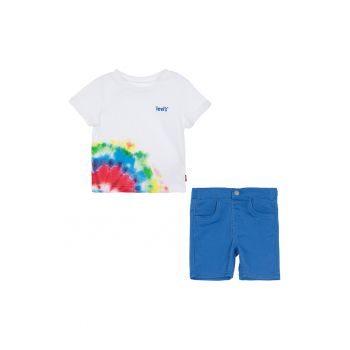 Set de tricou tie-dye si pantaloni scurti