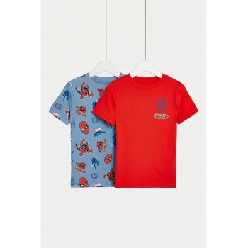 Set de tricouri cu Spiderman - 2 piese