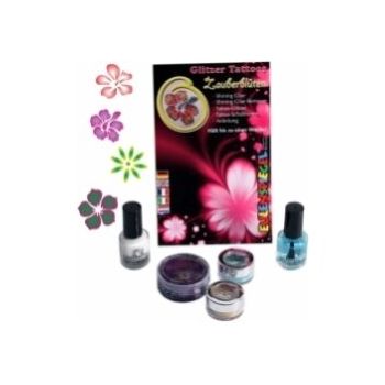 Set Tatuaje Temporare ST730560EULGT Germane (Glitter Tattoos) Magical Flowers