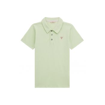 GUESS - Tricou polo cu logo discret