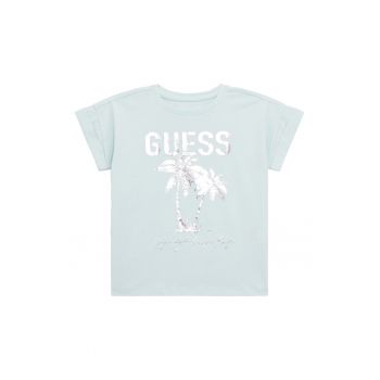 GUESS - Tricou relaxed fit cu imprimeu logo