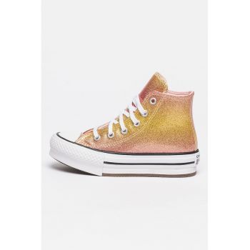 Tenisi mid-high cu aspect stralucitor Chuck Taylor All-Star