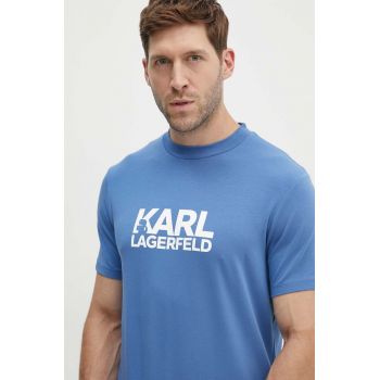 Karl Lagerfeld tricou barbati, cu imprimeu, 543235.755087