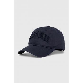 La Mania șapcă de baseball din bumbac culoarea albastru marin, cu imprimeu, MONO
